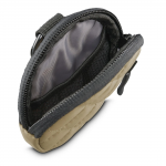 Headph. Bag for In-Ear and Accessories, Snap Hook, Round, Organiser, beige
