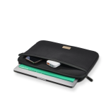 Jersey obal na notebook, 34-36 cm (13,3-14,1), predné vrecko, čierny