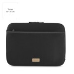 Jersey obal na notebook, 34-36 cm (13,3-14,1), predné vrecko, čierny