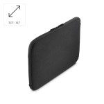 Jersey obal na notebook, 34-36 cm (13,3-14,1), predné vrecko, čierny