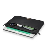 Jersey obal na notebook, 40-41 cm (15,6-16,2), predné vrecko, čierny