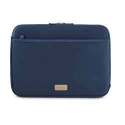 Jersey obal na notebook, 34-36 cm (13,3-14,1), predné vrecko, tm.modrý