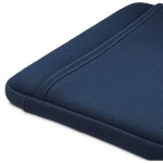 Jersey obal na notebook, 34-36 cm (13,3-14,1), predné vrecko, tm.modrý