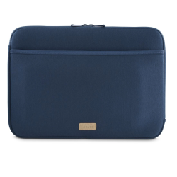 Jersey obal na notebook, 40-41 cm (15,6-16,2), predné vrecko, tm.modrý