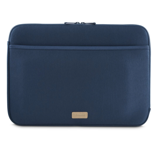Jersey obal na notebook, 40-41 cm (15,6-16,2), predné vrecko, tm.modrý