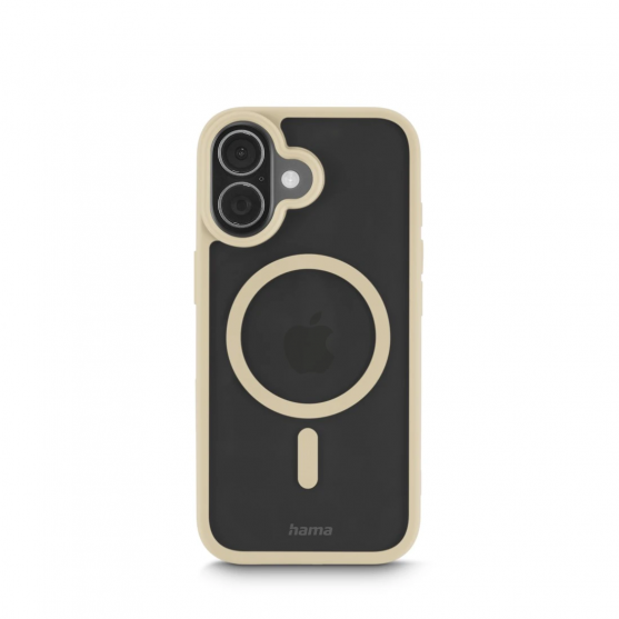 Ochranný kryt Frame Protect pre iPhone 17, magnetický, béžový