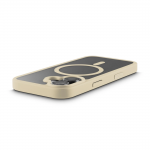 Ochranný kryt Frame Protect pre iPhone 17, magnetický, béžový