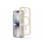 Ochranný kryt Frame Protect pre iPhone 17, magnetický, béžový