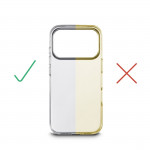Ochranný kryt na mobil Always Clear pre Apple iPhone 17 Pro, priehľadný