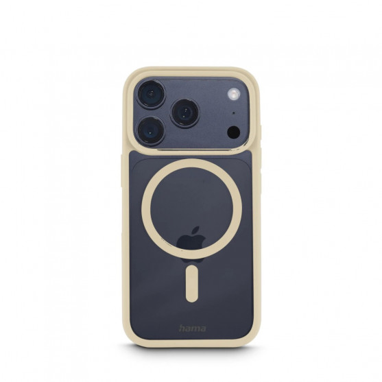 Ochranný kryt Frame Protect pre iPhone 17 Pro, magnetický, béžový Ochranný kryt Frame Protect pre iPhone 17 Pro, magnetický, béžový