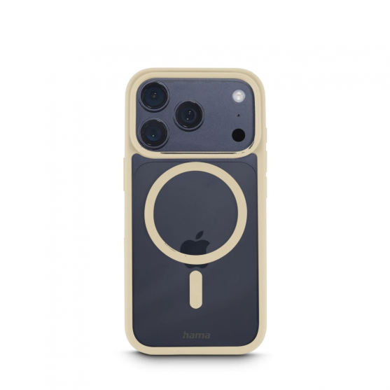 Ochranný kryt Frame Protect pre iPhone 17 Pro, magnetický, béžový Ochranný kryt Frame Protect pre iPhone 17 Pro, magnetický, béžový