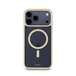 Ochr. kryt Frame Protect pre iPhone 17 Pro Max, magnet., priehl., béžový