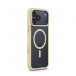 Ochr. kryt Frame Protect pre iPhone 17 Pro Max, magnet., priehl., béžový