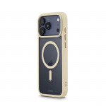Ochr. kryt Frame Protect pre iPhone 17 Pro Max, magnet., priehl., béžový