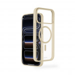 Ochr. kryt Frame Protect pre iPhone 17 Pro Max, magnet., priehl., béžový Ochr. kryt Frame Protect pre iPhone 17 Pro Max, magnet., priehl., béžový