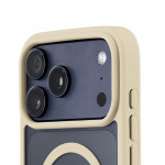 Ochr. kryt Frame Protect pre iPhone 17 Pro Max, magnet., priehl., béžový Ochr. kryt Frame Protect pre iPhone 17 Pro Max, magnet., priehl., béžový