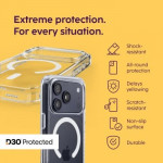 Ochranný kryt Extreme Protect pre iPhone 17 Pro, magnetický, priehľadný
