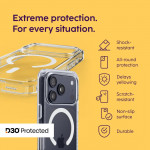 Ochranný kryt Extreme Protect pre iPhone 17 Pro, magnetický, priehľadný