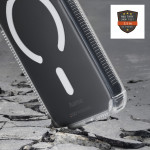 Ochranný kryt Extreme Protect pre iPhone 17 Pro, magnetický, priehľadný