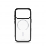 Puzdro Frame Protect pre iPhone 17 Pro, magnetické, priehľadné, čierne