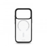 Puzdro Frame Protect pre iPhone 17 Pro, magnetické, priehľadné, čierne