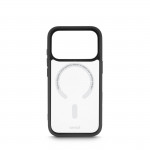 Puzdro Frame Protect pre iPhone 17 Pro, magnetické, priehľadné, čierne