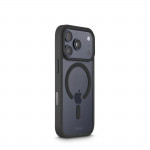 Puzdro Frame Protect pre iPhone 17 Pro, magnetické, priehľadné, čierne