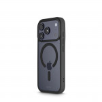 Puzdro Frame Protect pre iPhone 17 Pro, magnetické, priehľadné, čierne