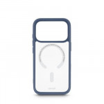 Ochranný kryt Frame Protect pre iPhone 17 Pro, magnetický, priehl., modrý