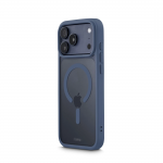 Ochranný kryt Frame Protect pre iPhone 17 Pro Max, magnetický, modrý