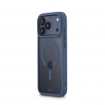 Ochranný kryt Frame Protect pre iPhone 17 Pro Max, magnetický, modrý