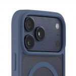 Ochranný kryt Frame Protect pre iPhone 17 Pro Max, magnetický, modrý