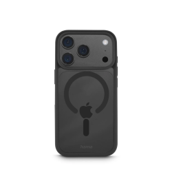 Frame Protect kryt, iPhone 17 Pro/18 Pro, magnetický, priehľadný/čierny