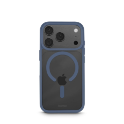 Frame Protect kryt, iPhone 17 Pro/18 Pro, magnetický, priehľadný/modrý