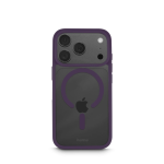 Frame Protect kryt, iPhone 17 Pro/18 Pro, magnetický, priehľadný/tm.červený