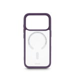 Frame Protect kryt, iPhone 17 Pro/18 Pro, magnetický, priehľadný/tm.červený