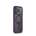 Frame Protect kryt, iPhone 17 Pro/18 Pro, magnetický, priehľadný/tm.červený