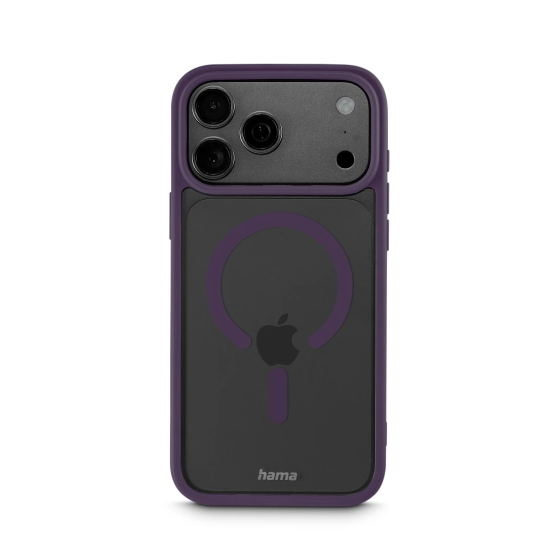 Frame Protect kryt, iPhone 17 Pro Max/18 Pro Max, magnet., prieh./t.červený