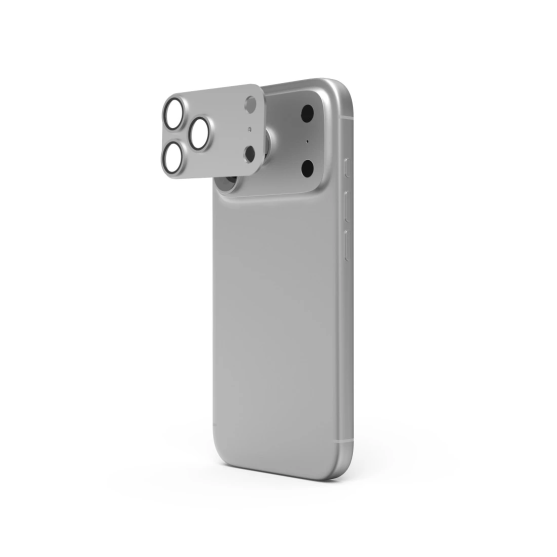 Cam Protect Pro ochranné sklo fotoaparátu, iPhone 18 Pro, strieborné Cam Protect Pro ochranné sklo fotoaparátu, iPhone 18 Pro, strieborné