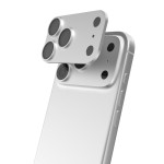 Cam Protect Pro ochranné sklo fotoaparátu, iPhone 18 Pro Max, strieborné Cam Protect Pro ochranné sklo fotoaparátu, iPhone 18 Pro Max, strieborné