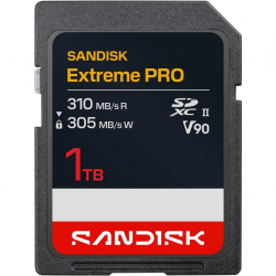 SDXC Extreme PRO 1TB (UHS-II, V90, R310MB/s / W305MB/s)