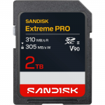 SDXC Extreme PRO 2TB (UHS-II, V90, R310MB/s / W305MB/s) SDXC Extreme PRO 2TB (UHS-II, V90, R310MB/s / W305MB/s)