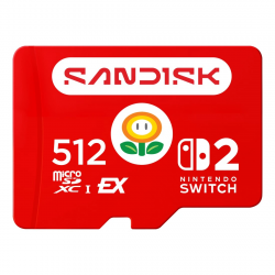 MicroSDXC Express 512GB (UHS-I/ R880/ W650) for Nintendo Switch 2