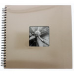 Hama album klasický špirálový FINE ART 36x32 cm, 50 strán, taupe