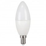 Xavax LED žiarovka, E14, 470 lm (nahrádza 40 W), tvar sviečky, teplá biela