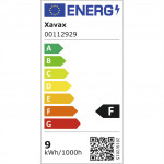 Xavax LED žiarovka, E27, 806 lm (nahrádza 60 W), teplá biela, 2 ks v krabičke (cena za balenie)