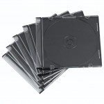 Hama CD Slim Box, obal na 1 cd/dvd, priehľadný/čierny, balenie 20 ks (cena za balenie) Hama CD Slim Box, obal na 1 cd/dvd, priehľadný/čierny, balenie 20 ks (cena za balenie)