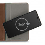 Hama Eco Universal, puzdro-knižka na mobil, pre zariadenia do 7,5x15,3 cm, hnedé