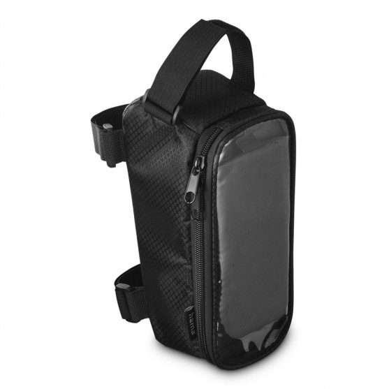 Hama puzdro na rám bicykla, priehľadná dotyková fólia, priečinok na mobil a drobnosti