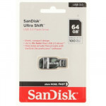 SanDisk Ultra Shift USB-A 3.0-Flashdrive, 64 GB SanDisk Ultra Shift USB-A 3.0-Flashdrive, 64 GB